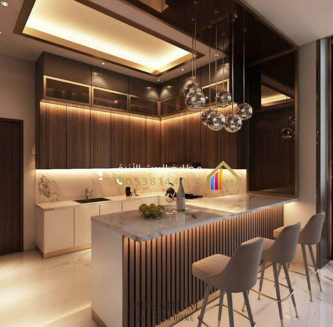 مطبخ كلاسيكي فخم في الرياض